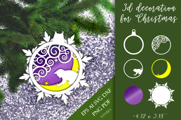 3D SVG Christmas Kitten: A Brand Designer's Review