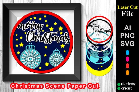 Layered Christmas: A 3D SVG Asset for Festive Web Design