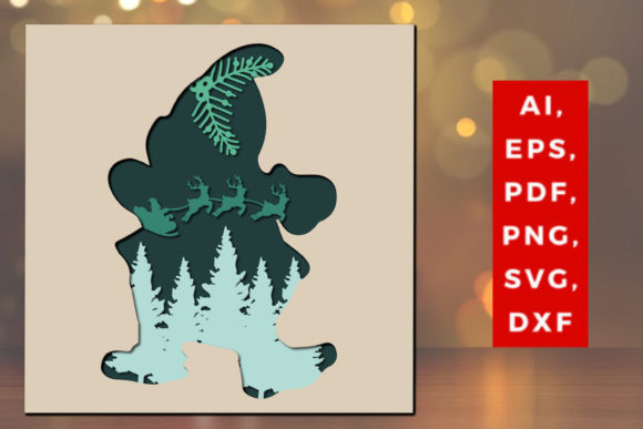 Review: 3D SVG Christmas Gnome for Holiday Branding