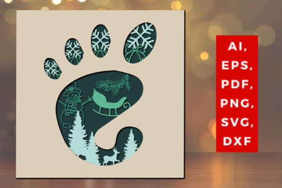 Review: Layer Cut Gnome Christmas 3D SVG for Branding