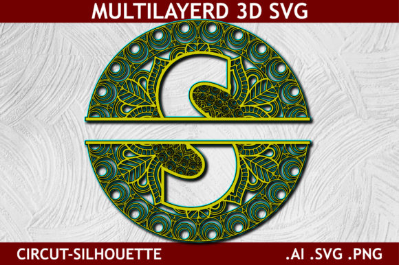 Reviewing 3D SVG Shapes: The Split S Mandala