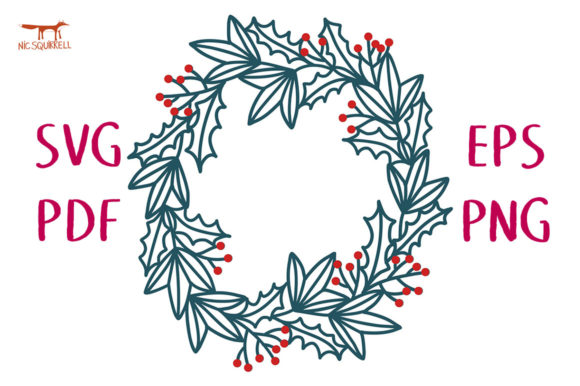 Reviewing a 3D SVG Christmas Wreath for Client Use