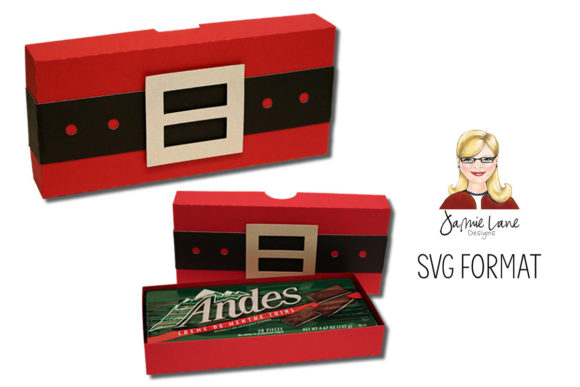 Santa Suit Candy Box: 3D SVG for Christmas
