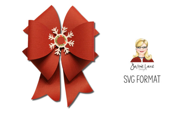 Snowflake Gift Bow: A 3D SVG Christmas Asset Review