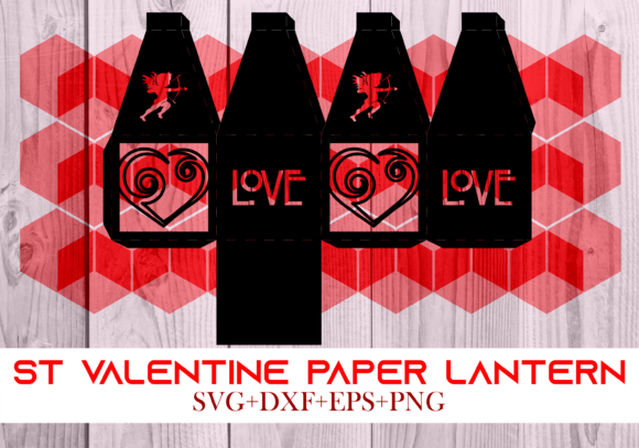 St Valentine Paper Lantern Series 0061: A 3D SVG Shapes Review